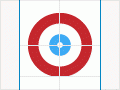 An indoor curling sheet