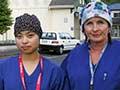 Nurses in scrubs, 2008
