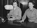 New technology at Wellington Central Library, 1954