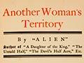 <em>Another woman's territory</em>