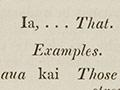 Page from William Williams's <em>Dictionary of the New Zealand language</em>