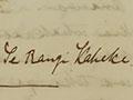 Te Rangikāheke manuscript