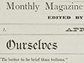 First issue of the <em>Triad</em>, April 1893