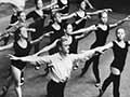 Dancers rehearsing
