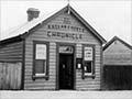 Newspaper offices: <em>Raglan County Chronicle</em>, early 1900s