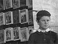 Newsagent and newsboy, Christchurch, early 20th century
