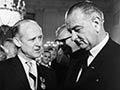 William Pickering and Lyndon Johnson, 1964