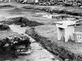 Archaeologists at Brunner coal mine, 1982