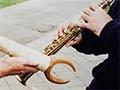 Richard Nunns and Evan Parker, 1999