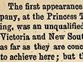 The Lyster Opera Company in Dunedin, August 1864