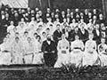 Performers at the first musical festival, 1888