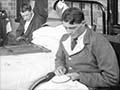 Soldiers embroidering, 1918