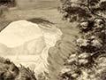 'A perforated rock in New Zealand'