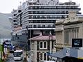 The <em>Oosterdam</em> at  Port Chalmers