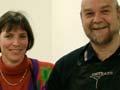 Steven and Valda Scheckter in their shop