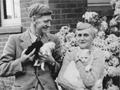 Colin and Rata Lovell-Smith with their cats