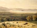 ‘Port Nicholson from the hills above Pitone in 1840’ 