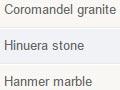 Stone trade names