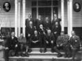 Managers and directors of the Wairarapa Farmers' Co-operative Association (WFCA) at the Masterton home of Myer Caselberg