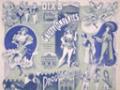 Cover for Percy Reginald Dix's vaudeville company programme, 20 December 1901
