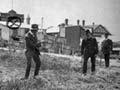 Police reconstruct the shooting