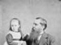 Harry Warner Farnall and his daughter Constance Rose, about 1873