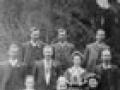Margaret Gardner (front row, centre) and her children, at Scargill, North Canterbury in 1907