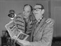 Wally Hammond (left) with Fred Degerholm, May 1981