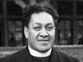 Anglican clergymen Hoepa Taepa, Wiremu Te Tau Huata and Rimu Hamiora Rangiihu (left to right), May 1950