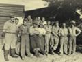 Tom McDonald (far left) with vineyard workers, Taradale, Hawke's Bay