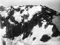 Forrest Ross (left) and Lady Joanna Elizabeth Leigh-Wood, Tasman Glacier, Southern Alps, 1900