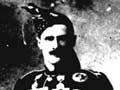 Arthur Skinner dressed to compete in the Caledonian games