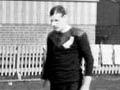 Ace rugby player William Joseph Wallace (right) lines up a goal kick