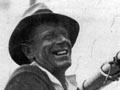 William 'Farmer' Willetts on board his yacht, the Waitere II in 1923