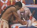 Signing the Treaty of Waitangi