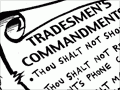 Tradesmen’s commandments