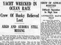 Wellington to Lyttelton race, 1951
