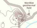 Subsidence around Wairākei geothermal field