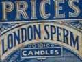 Sperm oil candles