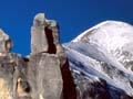 Limestone pillars