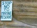 Anti-reserve signs