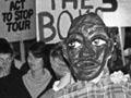 Masked protest, 1981