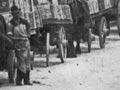 Transporting oil products, 1908