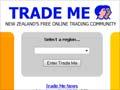 Trade Me homepage, 1999