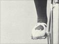 Woman cyclist in knickerbockers