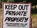 ‘Keep out’ – Ocean Beach, 2009