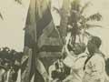Hoisting the Union Jack, 1900