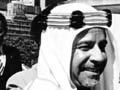 Prime Minister David Lange with the Emir of Bahrain, 1985