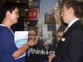 Accountancy students at Careers Expo
