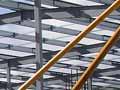 Galvanised steel beams
